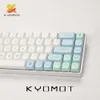 Toetsenborden Kyomot Profiel XDA Ice Crystal Mint KeyCaps PBT Dye-Sub English 135 toetsen voor DIY Layout Mechanisch toetsenbord Apassen Key Cap T230215