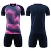 Outdoor T-Shirts Children Gradient Soccer Jerseys Men Sports Sets Customized Footballer Uniforms Futbol Training Suit Football Team Training Wear 230215