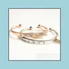 Bangle Armband f￶r kvinnor Fashion Hand Lover Wedding Cuff Drop Leverans smycken Armband Dhlzr