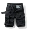Men's Shorts Mens Summer Cotton Army Tactical Cargo Shorts Fashion Khaki Multi-pocket Casual Short Pants Loose Military Shorts Men 230215