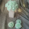 Декоративные цветы Mint Roses Spring Wedding 3 -дюймовый искусственный цветочный декор 100 стебли