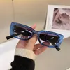 Sonnenbrille Hot Fashion Coole Sonnenbrille mit quadratischem Rahmen Trendy Hip-Hop Bunte Damenbrille Neu Beliebt für Männer Frauen Reisen Shades G230214
