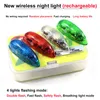 Elektriska/RC -båtar ZMR Wireless Navigation Light 1s laddningsbara 4 -lägen LED -lampor för RC Airplane Hobby Plane Drone Car Boat Toy Part 230214