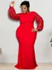 Plus size jurken elegante lantaarn lange mouw zwarte jurk sexy pailletten feest clubkleding avondvestidos dames de fiesta