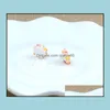 Stud -oorbellen voor vrouwen groothandel Daisy Flower Drop levering sieraden DHWE9