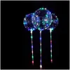 Ballong Nya lysande LED -ballonger med stick NT Ljus upplysta barn Toy Birthday Party Decorations 1098 V2 Drop Delivery DHVNW