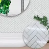 Wall Stickers 10Pcs/set Waterproof PVC Retro Tile Self-Adhesive 3D Wallpaper Floor Kitchen Oilproof Sticker Home Decoration