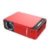 Projectors T6 LCD Projection LED Lamp HD 3500 Lumens Portable VGA WiFi Android Version USB Support 4K 1080P Red Silver 230214