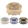 Jewelry Boxes Luxury Vintage Metal Jewelry Box Ring Trinket Case Jewelry Bracelet Pearl Case Gift Storage Box Storage Cosmetic Hamper Giftcaja 230214