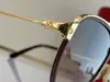 occhiali da sole quadrati originali da uomo per bestiame Santos de modello 0326 occhiali da sole pilota firmati bicolore platino spazzolato oro HD taglia originale 57 20 145