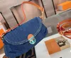 Projektant denim Torebki Torebki Torba na zakupy o dużej pojemności Kobiety Totes Podróże Nowe modne torby na ramię Crossbody canvas sac