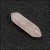 Stone 8X30Mm Hexagon Energy Healing Chakra Reiki Crystal Seven Chakras Diy Necklace Jewelry Making Drop Delivery Dhucn