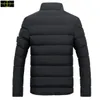 Manteau grande taille pour hommes 2023 nouveau costume pierre île pour hommes automne et hiver veste en coton léger pour hommes section courte mince jeunesse veste en coton décontractée chaude