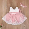 Girl Dresses Summer Fashion Born Baby Wedding Party Pageant Formal Princess Bowknot Sundress Tutu Dress Clothes