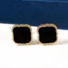 S925 Silver Earrings Screw Back for Woman 18k Gold Ewarrings for Gift Luxury Design Action Strains Simple