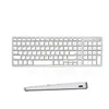 Claviers Clavier sans fil Bluetooth multi-appareils tablette clavier sans fil Compatible Windows Mac OS iOS Android pour Macbook Air iMac T230215