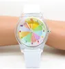 Wristwatches Colorful Strap Fruit Watch Dial Gift For Ladies Boys And Girls Fashion Simple Style Fan Art Watches High Quality