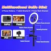 360 Photo Booth Machine for Parties Wedding and Event Venues with Free Logo Ring Light Selfie Stand Accessories Remote Control Auto Rotation
