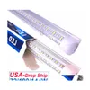 LED -r￶r Shop Light Tube 72W 100W 144W 6500K Cool White V Shape Clear Er T8 Lights for Tak och under sk￥pbelysningsladdad El Dhqmo