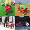 ガーデン用品折りたたみワゴンガーデンショッピングカートビーチおもちゃスポーツパティオローンホームワゴンbxpyohgxsz