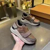 Plaid Casual Shoes Leather deerskin splintered Shoes Comfortable soft sneakers Running shoes men women Grid flat bottom splicing spring autumn size 35-45