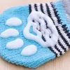 Vêtements pour chiens 4 pièces ensemble hiver anti-dérapant chiot chaussettes petits chiens tricot chaud Chihuahua épais protecteur coton accessoires