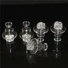 Glass Bubble Dab Cyclone Riptide Spinning Carb Cap per Flat Top Quartz Banger Nails Glass Water Bong Pipes