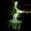 Strings Creative Waterfall Lights 10 Strands 200 LEDs Battery Operated Festival Lighting With Remote For Outdoor