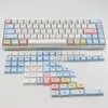 Keyboards 136 Keys Chalk Keycaps PBT Sublimation Mechanical Keyboard Keycaps For Cherry MX Switche T230215