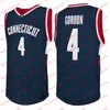 Maglia da basket personalizzata Uconn Huskies Maglia Adama Sanogo Jordon Hawkins Samson Johnson Tristen Newton Joey Calcaterra Nahiem Alleyne maglie