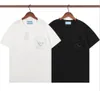 高級 Tシャツ夏メンズレディース半袖ファッション Tシャツ純粋な綿高品質プラドシャツレジャークラシックパターンサイズ S-XXL