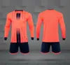 T-shirts d'extérieur Maillots de football pour enfants et adultes Ensembles de vêtements de football pour garçons et filles Uniformes de football à manches longues Maillot de survêtement de football Numéro gratuit 230215