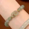 10 Pcs Style Chinois Jade Lapin Bénédiction Élastique Perlé Bracelet Pour Femmes Charme Lapin Animal Bracelet Bijoux Cadeaux