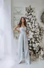 Party Dresses 2023 Candy Color Evening Custom Made Sleeve-less Romperse With Cloak Items In Autumn B211154