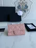 10A CC Bag Ms borsa da donna di alta qualità moda portafoglio di design di fascia alta borsa rosa nera in tasca portafogli in pelle di alta qualità all'interno della scanalatura borse di lusso caviale