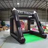 5x3m Le plus récent jeu interactif de lancer de hache volante gonflable / Jeu de carnaval de hache gonflable géant 3D à vendre avec des haches et un bateau gratuit