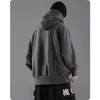 Felpe con cappuccio da uomo Felpe Autunno inverno Felpa con cappuccio collo alto sciolto comodo Abbigliamento da uomo Harajuku Hiphop streetwear Felpa oversize con cappuccio in pile 230215