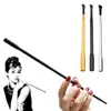 Pipe à fumer télescopique en métal pour femme buse télescopique pipe porte-cigarette rétro pour femme