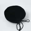 Boinas Faux Fur Beret Hats Women Winter Hat French Mirls Color Solid Fashion Autumn para Cap Plat Cap