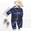 衣類は幼児の男の子のための睡眠服をセットします長袖ソリッドパジャマソフトな感覚甘いスリーの服y81 193 y2 d dhnyh