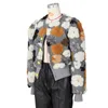 Damenjacken Adogirl Plüsch 3D-Blumen Vintage-Jacken Damenmode Casual Einreiher Langarm Wollmantel Crop Top Street Outwear 230215