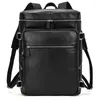 Backpack Eu Us Style Men's Genuine Leather Cowhide A4 Schoolbag Travel Commerce Computer Bag Commuting