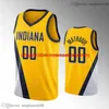 Stitch custom Basketball Jerseys Bennedict Mathurin 2022-23 season Blue yellow White city Men Women Youth jersey