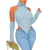 Women's Tanks Women Knitted Turtleneck Vests Solid Color Halter Neck Wild Sleeveless Backless Sweater Top