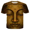 Men's T Shirts 2023 3D Printed Men's T-shirts With Buddha Statues Hip-hop Anime Harajuku Streetwear Fashionable And Interesting Top