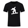 Men's T Shirts Design Comfortable Snowboarder Printed Men Shirt Casual O-neck Short Sleeve Summer Mens Cotton T-shirt