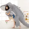 Simulering av Simulation Crocodile Skin Plush Toy Jumbo Alligator Cover For Kids Girl 118inch 87inch