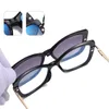 Lunettes de soleil 2 en 1 lunettes de soleil polarisées femmes 2021 Vintage rétro aimant haute qualité Anti lumière bleue lunettes cadre femme optique lunettes G230214