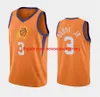 Stitch Custom 2022 Basketball Jersey Men Devin 1 Booker Chris 3 Paul Mikal Men Women Youth White Black