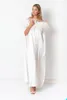 Bridesmaid Dress Elegant Bridal High Slits Strapless Floor-length Bathrobe Women Pajamas Sleepwear Women's Gowns Housecoat Nightwear